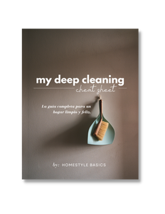 Deep Cleaning Cheat Sheet